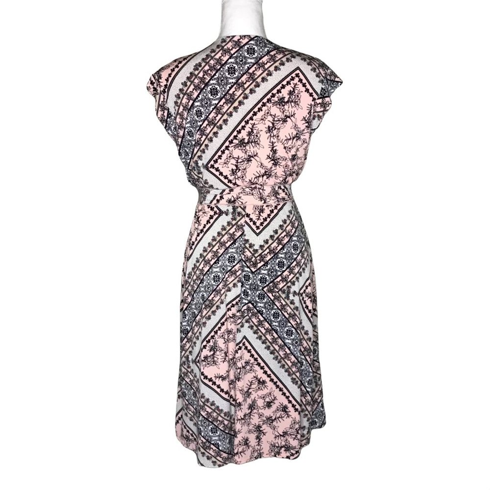 En Focus Studio scarf print dress 6 pink - Picture 6 of 7